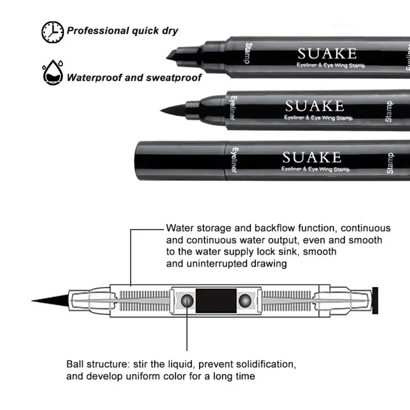 2 In1 Stamp Liquid Eyeliner Pencil