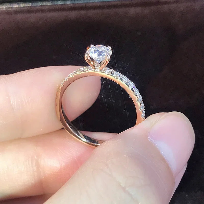 Elegant Shiny Crystal Ring